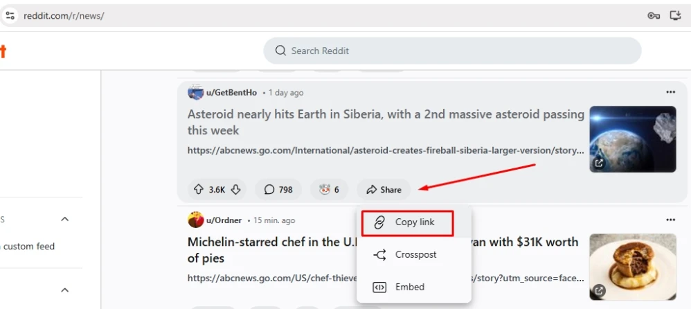 Reddit: накрутка голосов за пост - 2