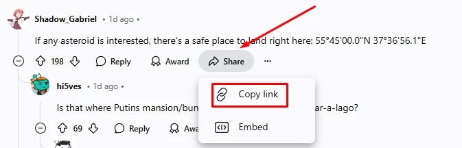 Reddit: накрутка голосов за комментарий - 3